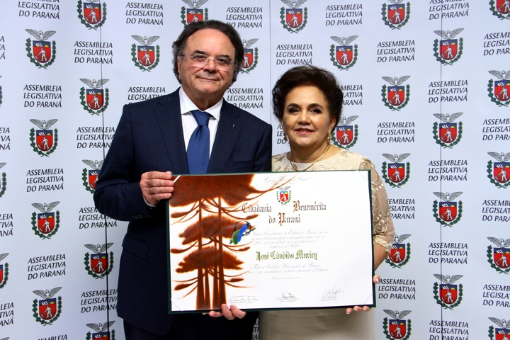 José Candido Muricy e esposa Vera Lucia