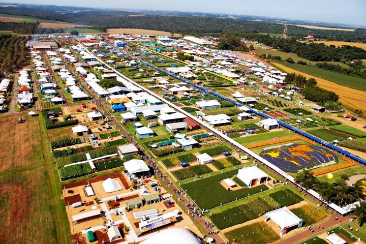 Espaço pronto para o Show Rural, Cascavel