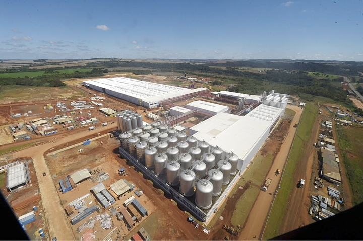 Nova planta industrial da AmBev em Ponta Grosa, PR