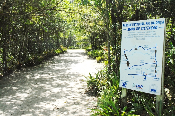 Parque Estadual Rio da Onças, Matinhos. (Foto: Arnaldo Alves /ANPr)