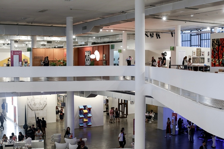 Área de exposição das obras de Lerner no ‘Design da São Paulo Arte 2019 – SP-Arte’