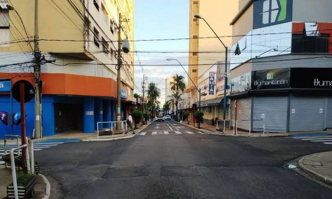 Araraquara fechou todas as atividades por quase uma semana. Foto: Prefeitura de Araraquara/Divulgação